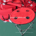 2015 hot selling round folding picnic table camping